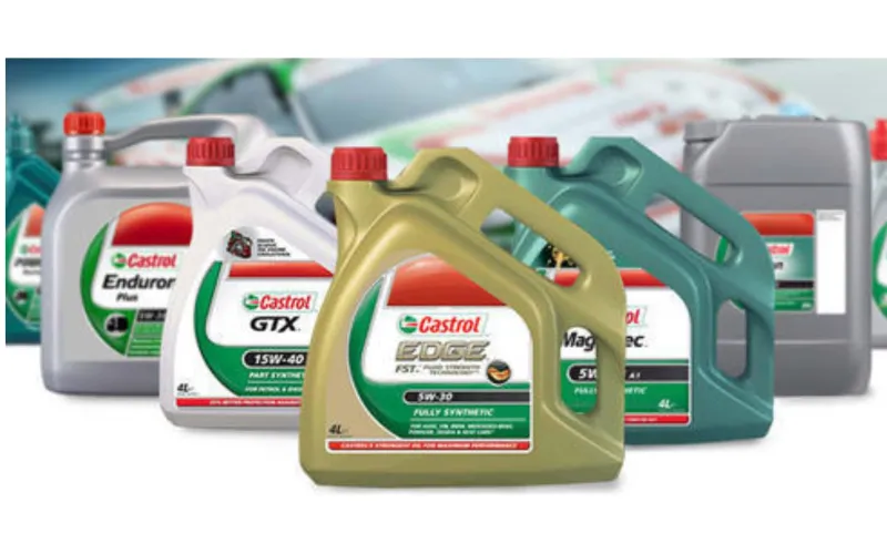Engine oil and radiator coolant examples